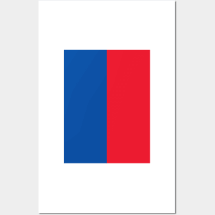 Crystal Palace Blue and Red Half design Posters and Art